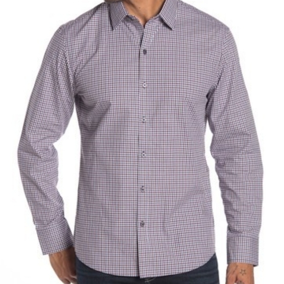 Zachary Prell gingham print shirt - Picture 1 of 6